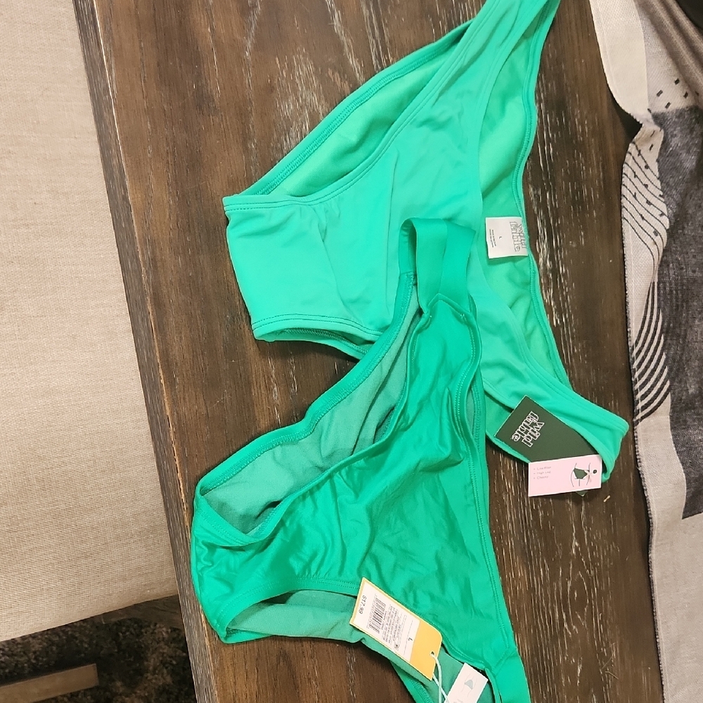 Green Bikini Bottoms